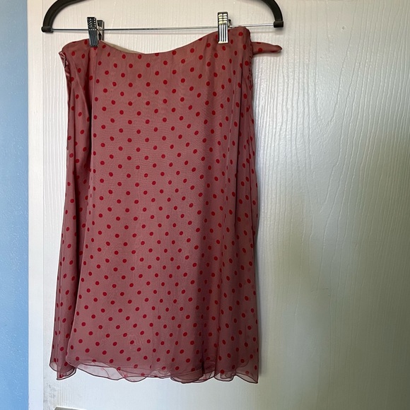 Valentino Silk Midi Skirt with tied bow - Picture 3 of 6